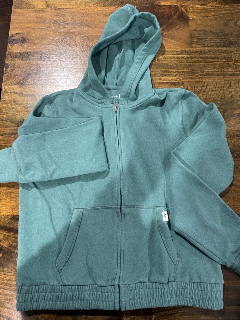 abercrombie kids Teal Full-Zip Hooded Jacket
